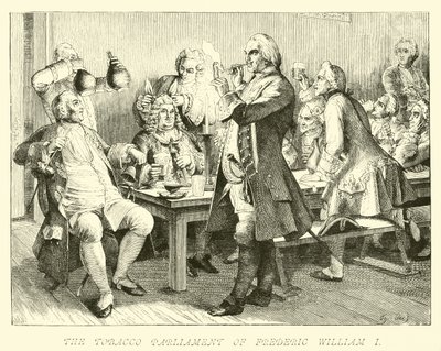 The Tobacco Parliament of Frederick William I by German School