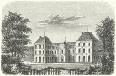 The Tuileries Palace, Paris, in 1799 by German School