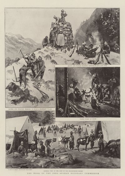 The Work of the Indo-Afghan Boundary Commission by German School