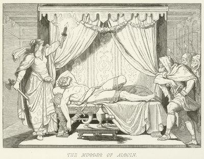 The Murder of Alboin by German School
