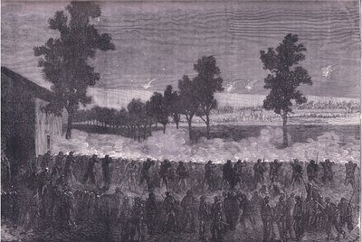 The sortie of Cachan, Cassells History of the War between France and Germany published by Cassell and Company Limited, c.1890 by German School