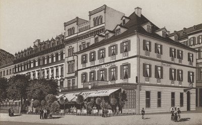 Theater Cafe, Goldner Schild by German School