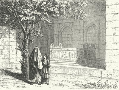 Tomb of the Persian poet Saadi in the Iranian city of Shiraz by German School