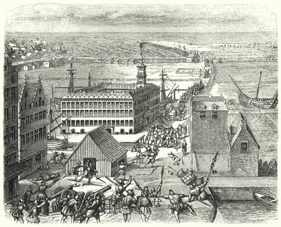 Trading post of the Hanseatic League in Antwerp by German School