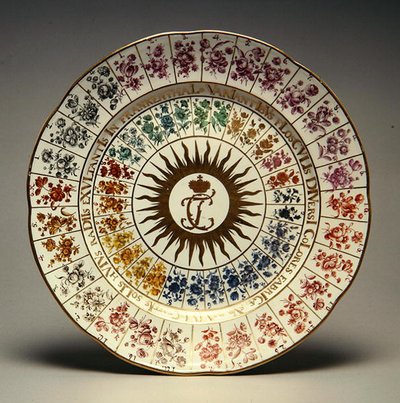 Trial plate for colours developed by Simon Feilner by German School