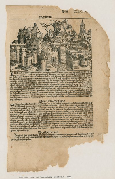 View of London, 1493 (from the Nuremberg Chronicle) by German School