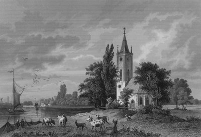 View of Stralau, Berlin by German School