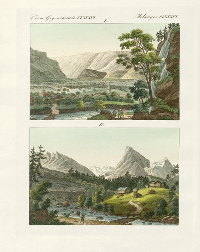 Views of Switzerland by German School