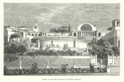 Villa of the Roman Emperor Hadrian at Tivoli, Italy by German School