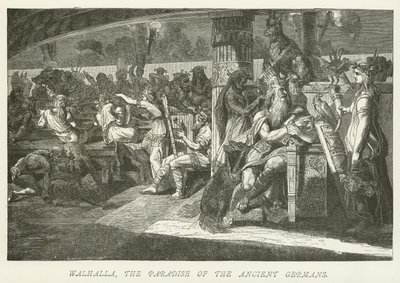 Walhalla, the Paradise of the Ancient Germans by German School