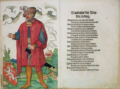 Wandalus, King of the Wenden, from The Origin of the First Twelve old Kings and Princes of the German Nation by German School