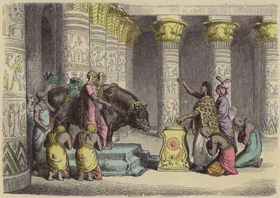 Worship of the Apis Bull in Ancient Egypt by German School
