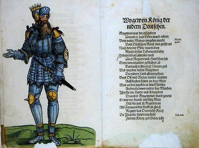 Wygewon, King of the Lower Germans, from 