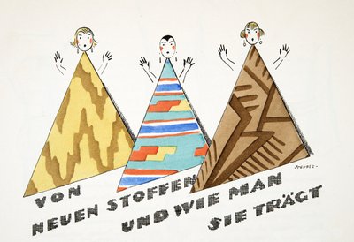 Of New Fabrics and How to Wear Them, from Styl, published 1922 by German School