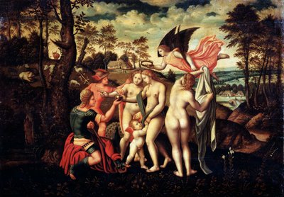 The Judgment of Paris by German master.