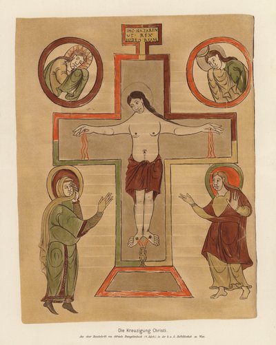 The Crucifixion of Jesus Christ by German School