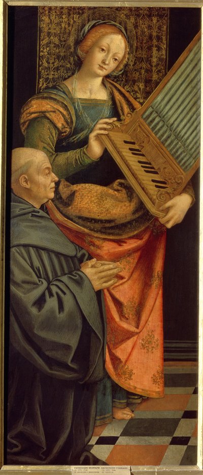 Saint Cecilia by Gerolamo Giovenone