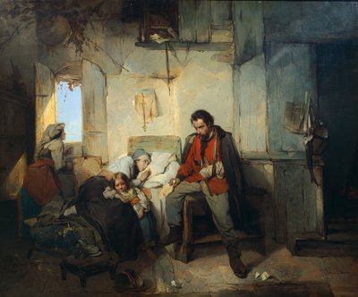 The Return of the Wounded Soldier by Gerolamo Induno