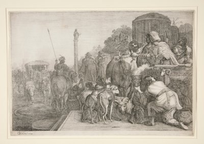 Paul and Barnabas in Lystra by Gerrit Claesz Bleker