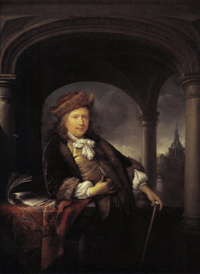 Self-Portrait at Age Fifty by Gerrit Dou
