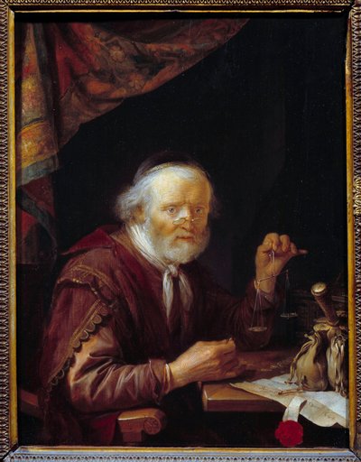 The Gold Weigher by Gerrit Dou