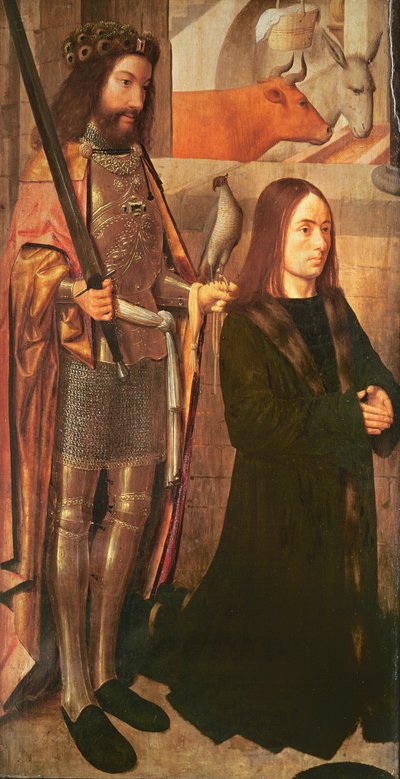 Saint Hubert and Donor by Gerrit tot Sint Jans