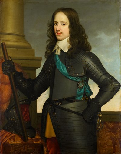 Portrait of Willem II by Gerrit van (after) Honthorst