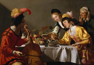 Concert by Gerrit van Honthorst
