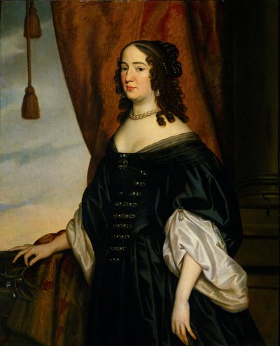 Portrait of Amalia van Solms by Gerrit van Honthorst