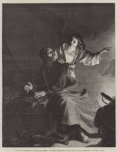 The Angel, Releasing St Peter from Prison by Gerrit van Honthorst