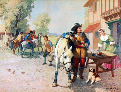 Four Cavaliers on the Way to London Finding a Dog That Became the First King Charles Spaniel by Gerritt Vandersyde