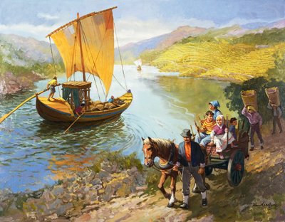 The Grape-Pickers of Portugal by Gerritt Vandersyde