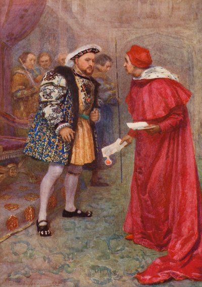 William Shakespeare’s Play: Henry VIII by Gertrude E. Demain (after) Hammond