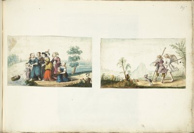 Moses and Tobias and the Angel by Gesina ter Borch (signed by artist)
