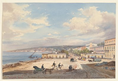 View from Posillipo Looking North, One of Four Small Views of Naples from an Album Amicorum by Giacinto Gigante
