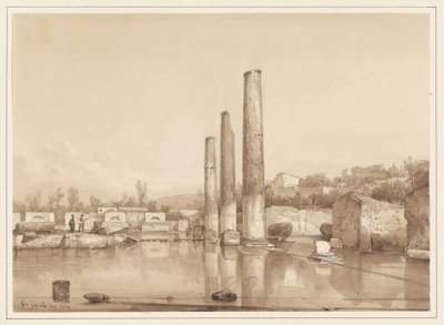 View of the Ruins in Pompeii by Giacinto Gigante