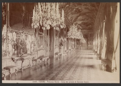 Turin - Royal Palace - Dining Room of Daniele Seiter by Giacomo Brogi