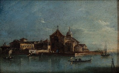 The Island of Santo Spirito by Giacomo Guardi