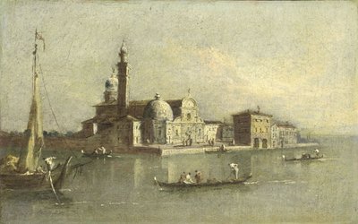 View of the Isola di San Michele in Venice by Giacomo Guardi