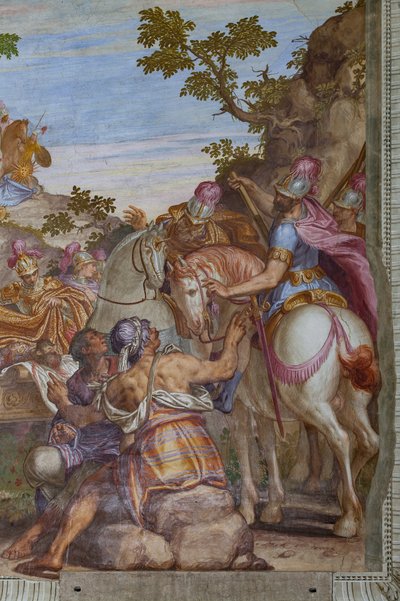 Alexander the Great Covering the Corpse of Darius with a Mantle by Giambattista (1526 78) Zelotti
