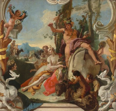 Bacchus and Ariadne, c.1743-1745 by Giambattista & Tiepolo Giandomenico (1727-1804) Tiepolo