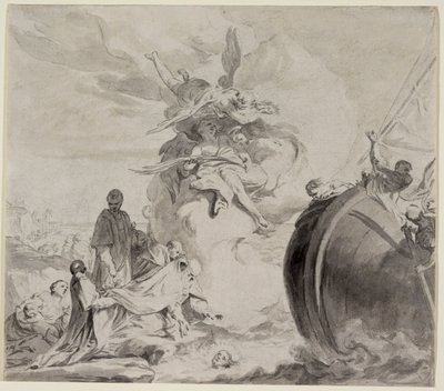 The Head of Saint Torpe saved by Angels and restored to Archbishop Frederigo by Giambettino Cignaroli