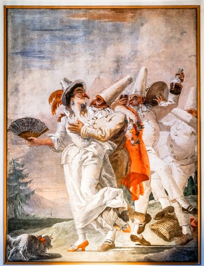 The Lovers Punch by Giandomenico (1727-1804) Tiepolo