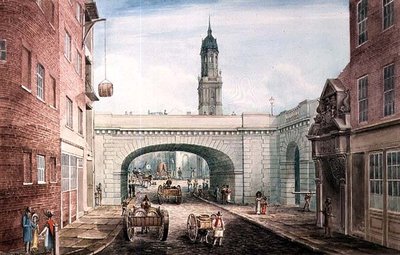 Lower Thames Street with the Entrance to Fishmongers
