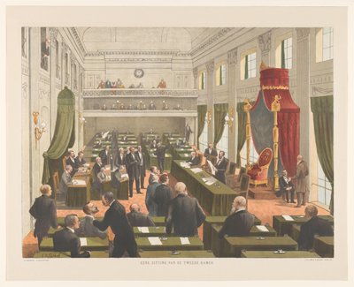 House of Representatives of the States General, The Hague by Gijsbertus Jan Sijthoff