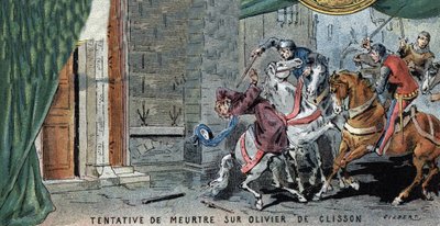 Attempted Murder on Olivier V de Clisson (1336-1407) by Gilbert