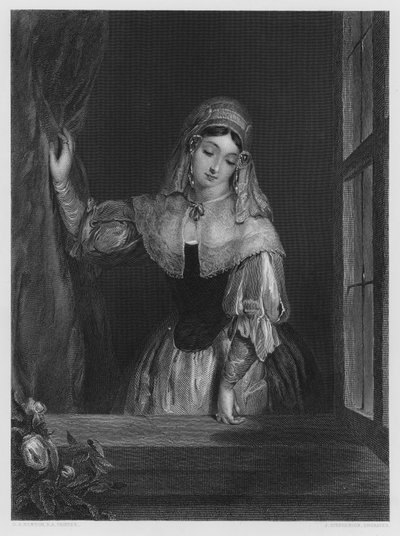 The Casement, from the Picture in the Vernon Gallery by Gilbert Stuart (after) Newton