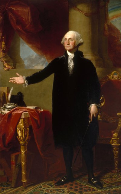 George Washington (Lansdowne portrait) by Gilbert Stuart