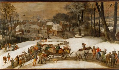 Military Expedition in Winter by Gillis Mostaert