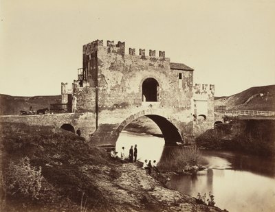 Ponte de Nomentano (Bridge of Nomentano), 1860s by Gioacchino Altobelli